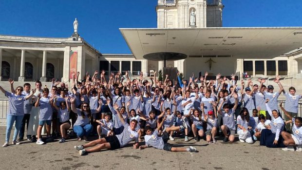 100 jeunes diocésains réunis pour le camp d'été de la Pastorale, du 7 au 16 juillet, au Portugal, à Fatima. Ambiance !