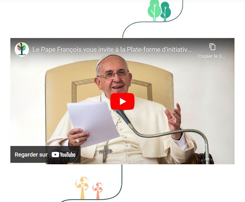 Pape François - Plateforme d'outils Laudato Si