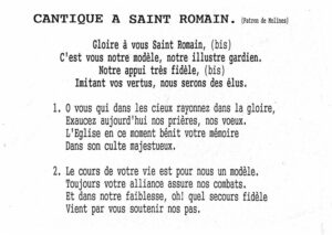 Cantique de saint Romain