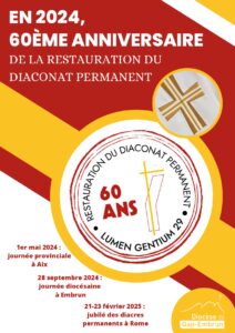 Anniversaire des 60 ans de la restauration du diaconat permanent